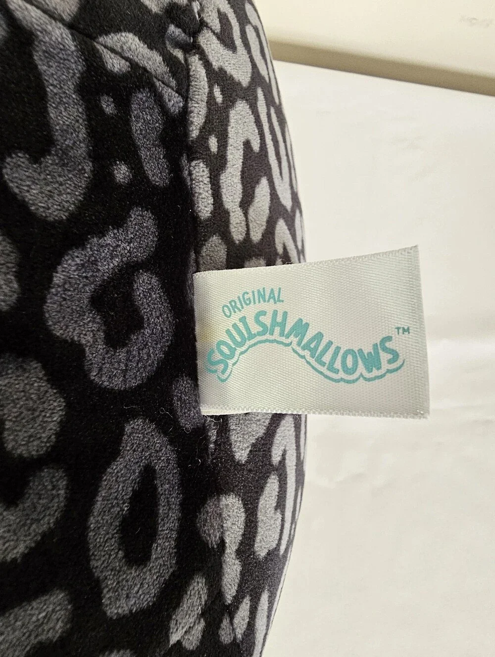 Squishmallows Xiomara The Leopard 14” Plush, Black Panther Cat Silver Spots RARE